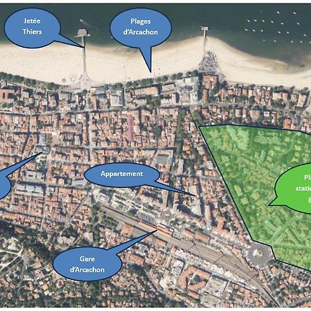 Charmant Studio Renove 3 Couchages Arcachon Centre Ville Εξωτερικό φωτογραφία